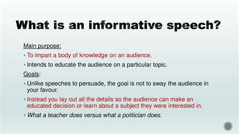 Speeches To Inform Lesson Ppt Download