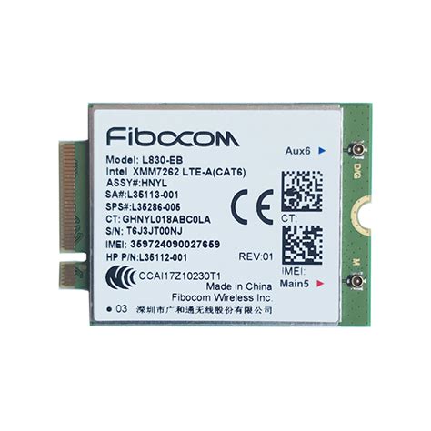 Fibocom L830 Eb 4g Lte Wwan Card Sps Ics Services