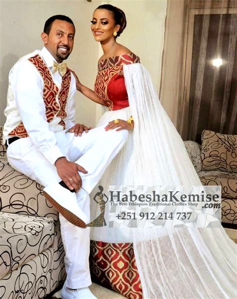 Cool Fiker Ethiopian Traditional Dress Wedding 3 Ph