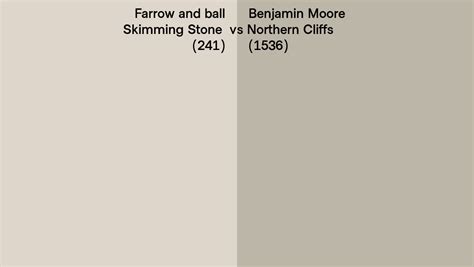 Farrow And Ball Skimming Stone Vs Benjamin Moore Northern Cliffs