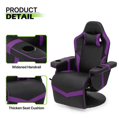 Magshion Massage Video Gaming Recliner Chair Ergonomic Computer Chair
