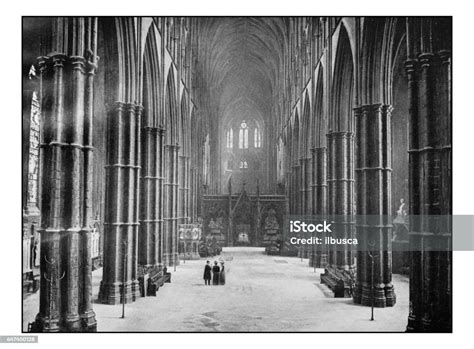 Anciennes Photographies De Londres Labbaye De Westminster La Nef