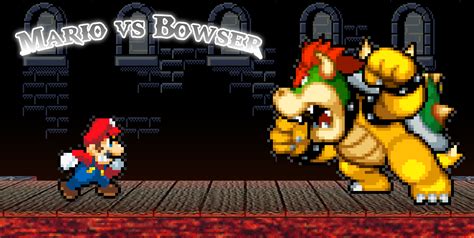 Mario Vs Bowser By Blackturboz On Deviantart