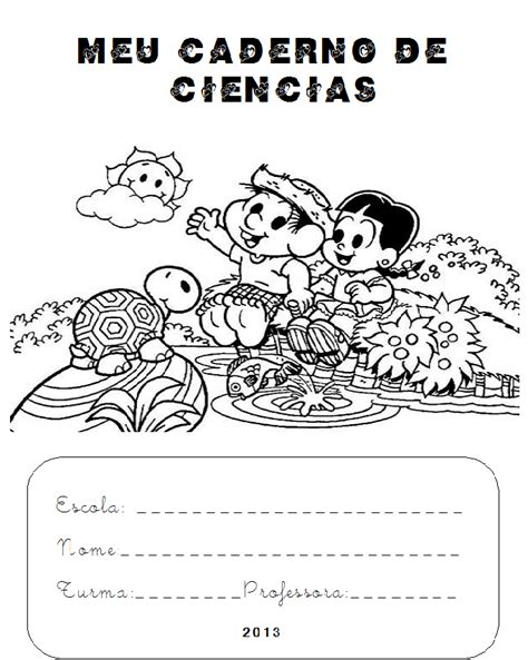 Juntos Pela AlfabetizaÇÃo Capa De Caderno De Ciencias 2013
