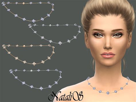 The Sims Resource Natalismulti Crystals Necklace