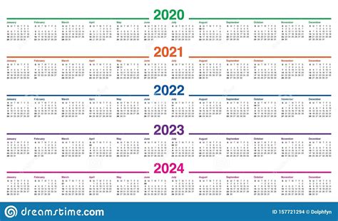 2022 2023 2024 Editable Monthly Calendar Printable Digital Free