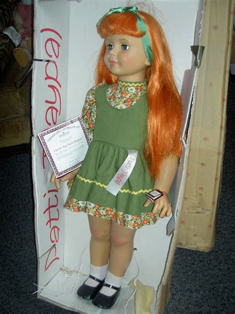 one pretty 35 inch carrot top patti playpal doll signed ashton drake with coa ebay