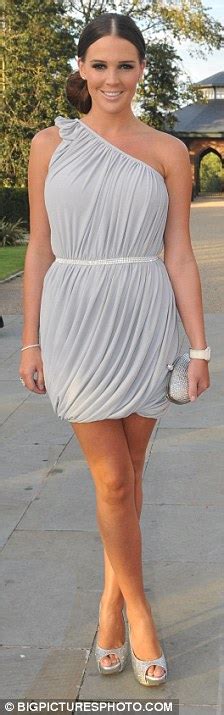 Danielle Lloyd Is Oh So Demure In A Gorgeous Goddess Dress At Liverpool