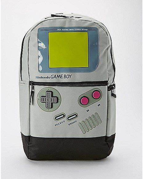 Game Boy Nintendo Backpack Spencers Gameboy Bags
