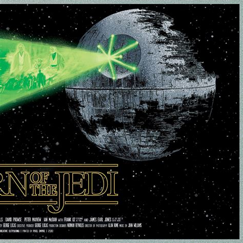 Star Wars Alternative Movie Poster Return Of The Jedi 9h X 24w