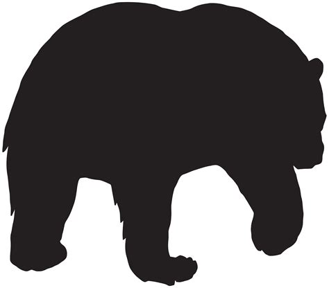 Silhouette Polar Bear American Black Bear Clip Art Sillhouttee Png