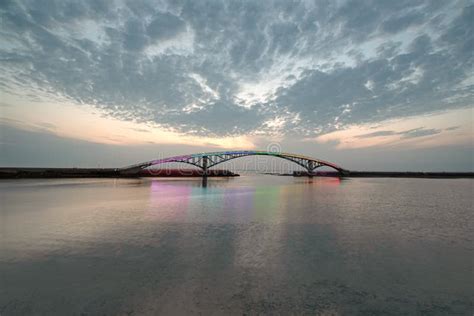 Xiying Rainbow Bridge Magong Taiwan Stock Photo Image Of Penghou