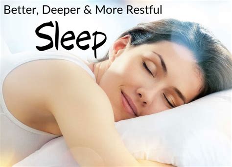 Better Deeper And More Restful Sleep 7 Clinically Proven Tips Dr