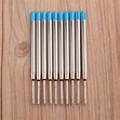 9.9cm Ballpoint Ink Pen Refills - .5mm Fine Tip - Blue or Black Ink ...