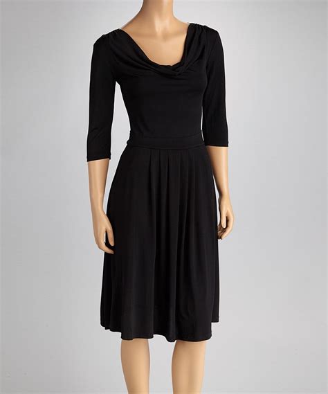 Take A Look At This Black A Line Dress On Zulily Today A Line Dress