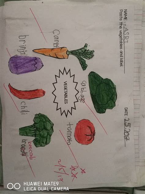 Lembaran Kerja Tema Sayur Sayuran Sayur Sayuran Yasmeen Jacobi