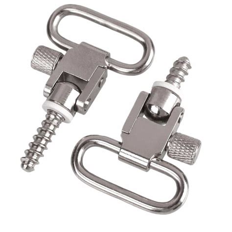 1pair Tactical Qd Stainless Steel Sling Swivels Stud For Gun Rifle