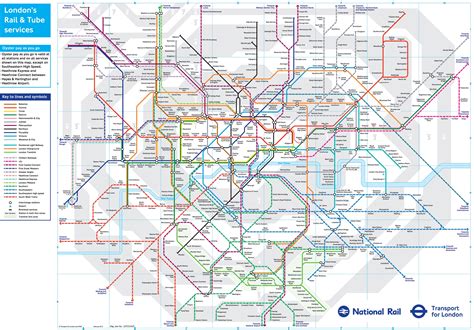 London Underground Rail Map