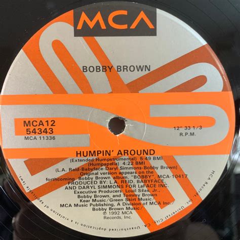 Bobby Brown Humpin Around Vintage Vinyl Record Etsy