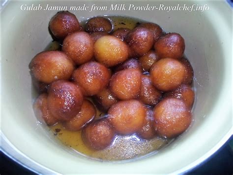 Recipe For Gulab Jamun Made From Milk Powder Royal Chef Sujata