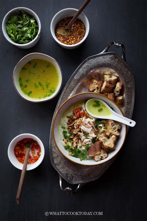 I hope you enjoy it as much as my hubby! Bubur Ayam Betawi Kuah Kuning (Jakarta Chicken Rice Porridge)