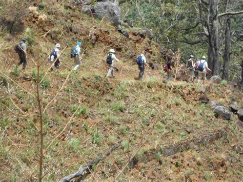 Sri Lanka Caminata Por Las Cascadas A Través De La Escalera Del Diablo