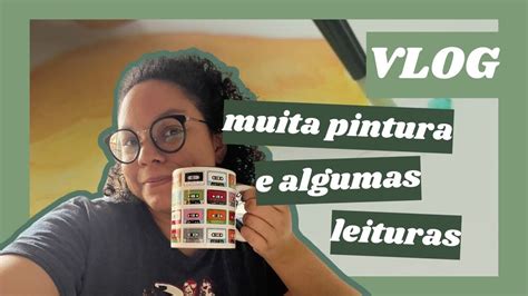 Vlog Colagem Aquarela E TBR De Fevereiro YouTube