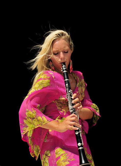 Girl Playing Clarinet Solo Stock Photo Image Of Instrument 15584934