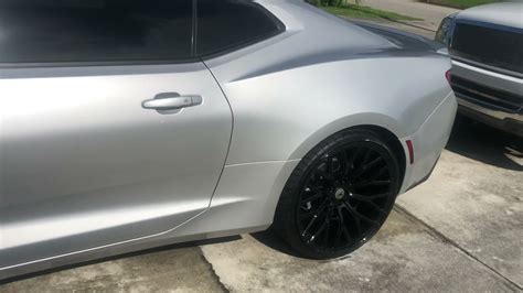 2017 Camaro On 22s Staggered Youtube
