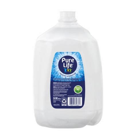 Pure Life Purified Water Plastic Jug Bottled Water 1 Gal Food 4 Less