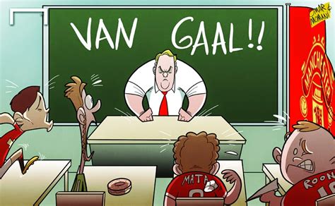 Omar Momani Cartoons Van Gaal Begins Work At Manchester United