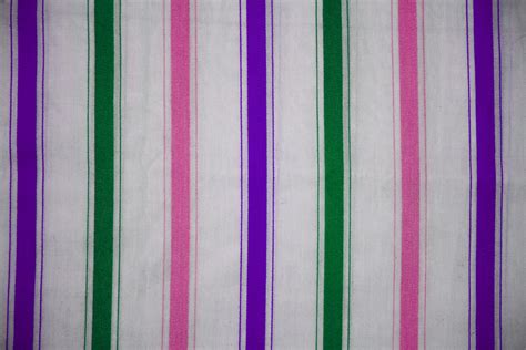 Striped Fabric Texture Green Pink And Purple On White Picture Free