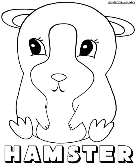 Hamster coloring pages | Coloring pages to download and print