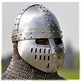 XII - norman helmet with face guard | Century armor, Crusader helmet ...