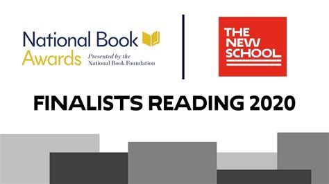 National Book Awards Finalists Reading 2020 Youtube