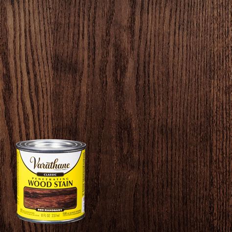 Varathane 8 Oz Red Mahogany Classic Wood Interior Stain 339733 The