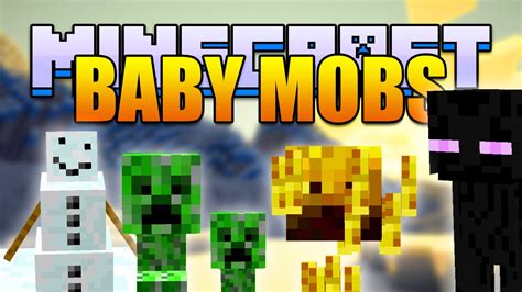 Minecraft Baby Mobs Mod Cute Little Baby Mobs Minecraft V18 Mod