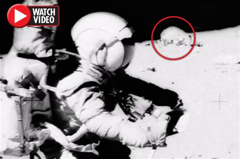 moon landing faked nasa apollo 16 photo shows building and people daily star