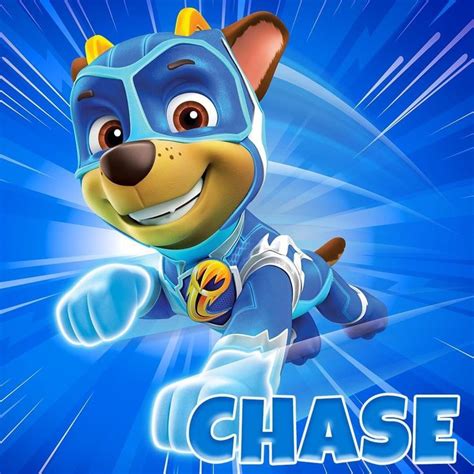 Paw Patrol On Instagram “mighty Chase His Super Speed Makes Him The