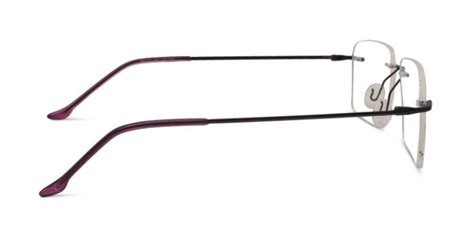 Nerdlane Clear Rimless Rectangle Eyeglasses E17b11291 ₹1498