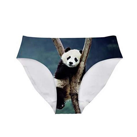 Allcute Cute Chinese Panda Sexy Breathable Underwear Hipster Panty Briefs For Gi Panties