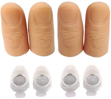 Buy Excefore Led Finger Lamp Thumbs Light Magic Trick Light Up Finger Fake Finger Prank Toy Tool