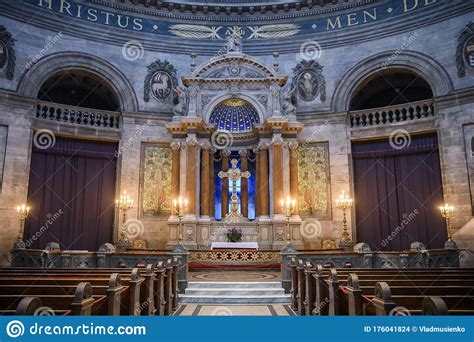 Interior Of Frederiks Kirke Church Or The Marble Church Marmorkirken In