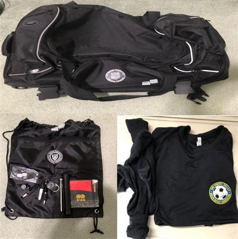 Ussf Official Sports Pro Referee Rolling Bag Bonus Soccer