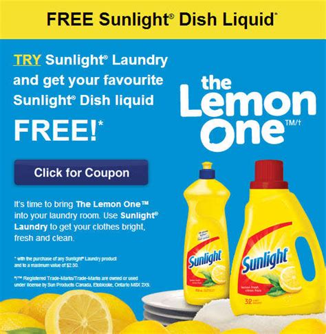 Free Sunlight Dish Soap Coupon Sv Personal Coupons