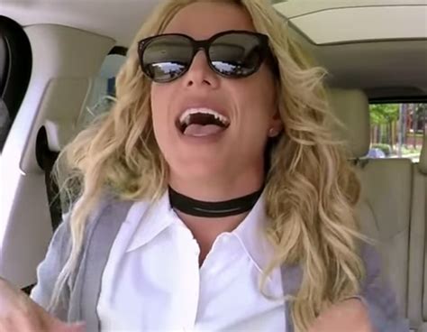 Britney Spears Actually Sings In Carpool Karaoke Says Shes Done With Men