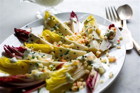 Endive Salad With Blue Cheese Dressing Recipe Nyt Cooking