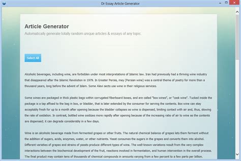 Maybe you would like to learn more about one of these? Article Generator Software, Article Creator, Essay ...