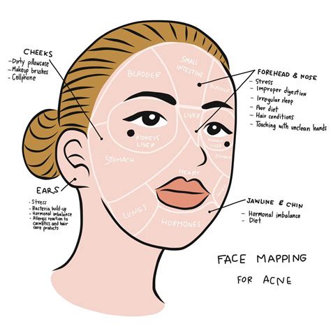 Acne Face Map Science Or Myth Clearica Skincare