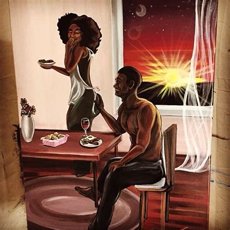 Affection Of Love Black Love Art Black Couple Art Black Art Painting